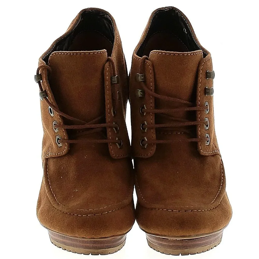 ASOS Lace-up boots High heeled brown US 6
